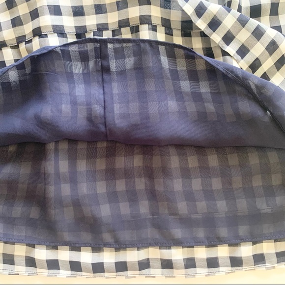 🌸New🌸 Gap Women’s Plaid Skirt Size 10 Navy NWT - Picture 6 of 9